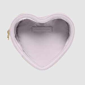 Stoney Clover Lane lilac heart-shaped open top pouch